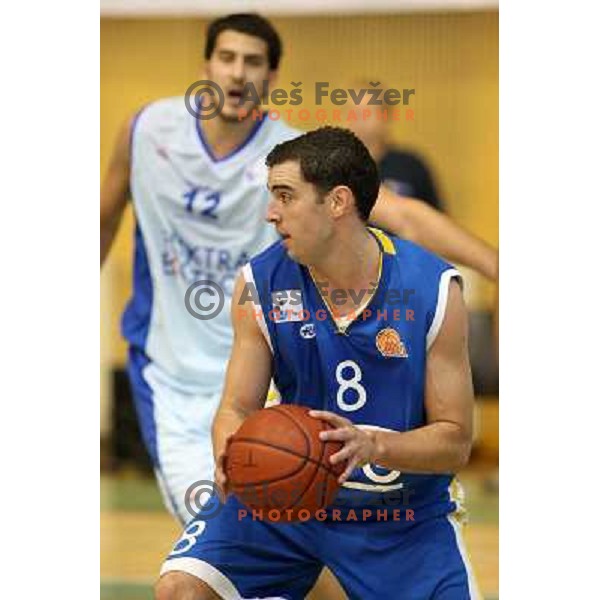 Likar (8) at basketball match Elektra- Nova Gorica in UPC league, played in Sostanj 4.10.2008. 