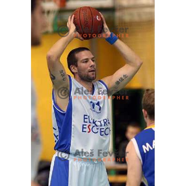 Novak at basketball match Elektra- Nova Gorica in UPC league, played in Sostanj 4.10.2008. 
