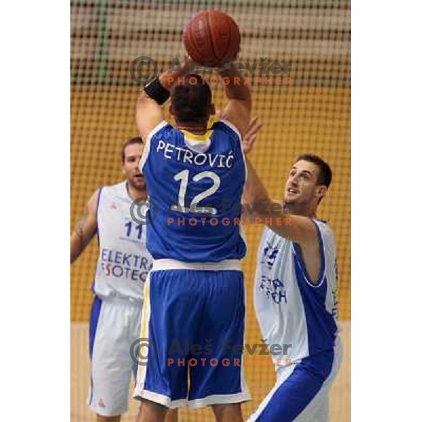 Petrovic at basketball match Elektra- Nova Gorica in UPC league, played in Sostanj 4.10.2008. 