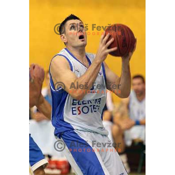 Tajnik at basketball match Elektra- Nova Gorica in UPC league, played in Sostanj 4.10.2008. 