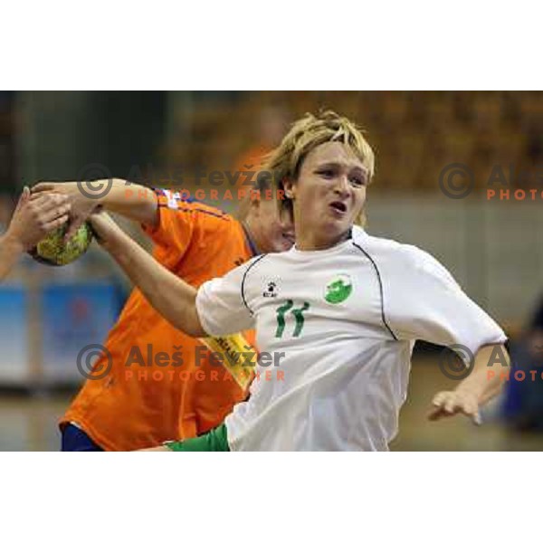 Cerenjak at handball match RK Olimpija- RK Sava Kranj, played in Hala Tivoli, Ljubljana 4.10.2008. RR Olimpija won the match 50:18 