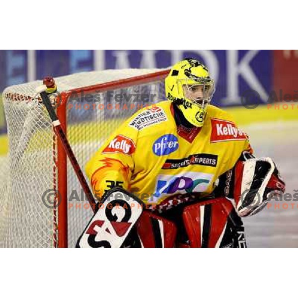J.P. Labbe at ice-hockey game Tilia Olimpija-Vienna Capitals in round 7 of EBEL league, played in Ljubljana (Slovenia) 5.10.2008. 