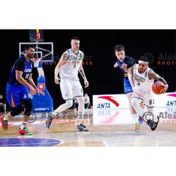 Vincent Lamont Golson Jr.in action during second match of the semi-final of ABA 2 league 2024/25 basketball match between Iliriija and Zlatibor Mozzart in Hala Tivoli, Ljubljana, Slovenia on April 16, 2025