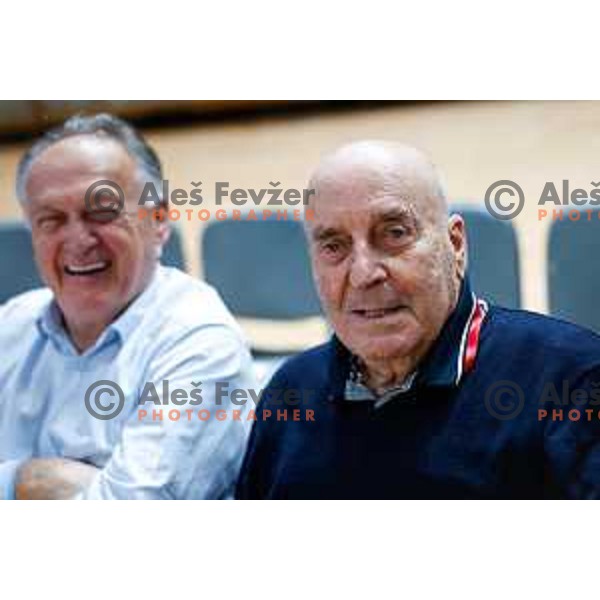Ivo Daneu during second match of the semi-final of ABA 2 league 2024/25 basketball match between Iliriija and Zlatibor Mozzart in Hala Tivoli, Ljubljana, Slovenia on April 16, 2025