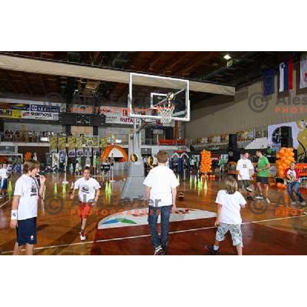 Grand opening of basketball school Sani Becirovic in Tabor hall, Maribor 30.8.2008 