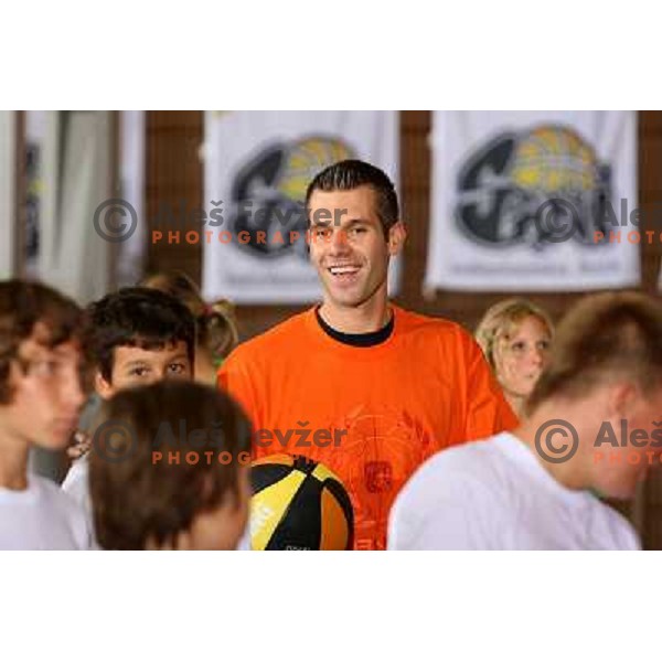 Grand opening of basketball school Sani Becirovic in Tabor hall, Maribor 30.8.2008 