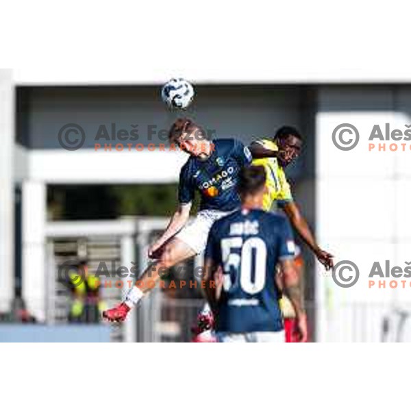 in action during Prva liga Telemach 2024/2025 football match between Koper and Bravo Big Bang at Bonifika Stadium in Koper, Slovenia on April 19, 2025