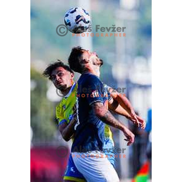 in action during Prva liga Telemach 2024/2025 football match between Koper and Bravo Big Bang at Bonifika Stadium in Koper, Slovenia on April 19, 2025