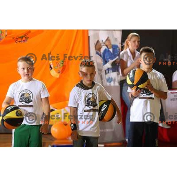 Grand opening of basketball school Sani Becirovic in Tabor hall, Maribor 30.8.2008 