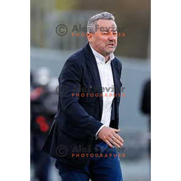 Slavisa Stojanovic, head coach of Koper during Prva liga Telemach 2024/2025 football match between Koper and Bravo Big Bang at Bonifika Stadium in Koper, Slovenia on April 19, 2025
