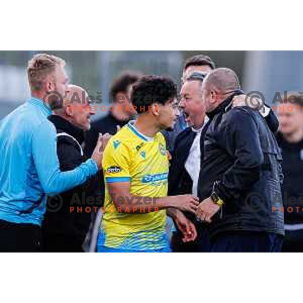 Slavisa Stojanovic, head coach of Koper during Prva liga Telemach 2024/2025 football match between Koper and Bravo Big Bang at Bonifika Stadium in Koper, Slovenia on April 19, 2025