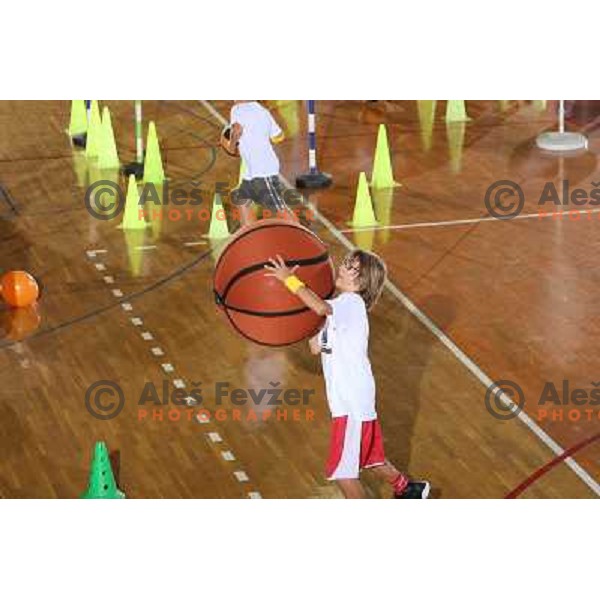 Grand opening of basketball school Sani Becirovic in Tabor hall, Maribor 30.8.2008 