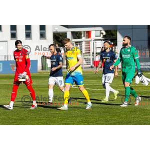 Matija Orbanic during Prva liga Telemach 2024/2025 football match between Koper and Bravo Big Bang at Bonifika Stadium in Koper, Slovenia on April 19, 2025