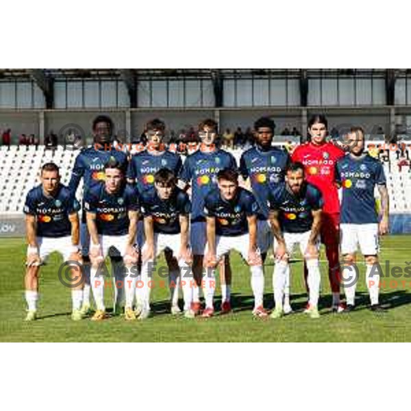 in action during Prva liga Telemach 2024/2025 football match between Koper and Bravo Big Bang at Bonifika Stadium in Koper, Slovenia on April 19, 2025