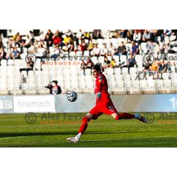 Matija Orbanic during Prva liga Telemach 2024/2025 football match between Koper and Bravo Big Bang at Bonifika Stadium in Koper, Slovenia on April 19, 2025