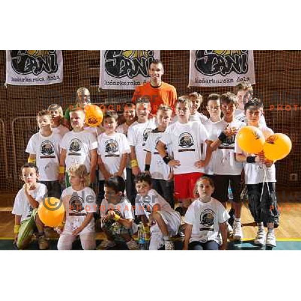 Grand opening of basketball school Sani Becirovic in Tabor hall, Maribor 30.8.2008 
