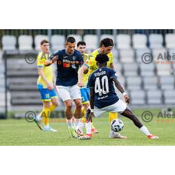 Tomi Juric of Koper in action during semi-final of Pivovarna Union Slovenian Cup 2024/2025 football match between Koper and Bravo Big Bang at Bonifika Stadium in Koper, Slovenia on April 23, 2025
