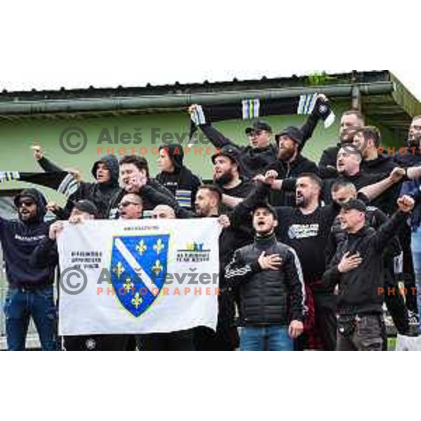 in action during European Conference League rugby match between Slovenia and Bosnia and Herzegovina at Oval Stanezice, Ljubljana, Slovenia on April 26, 2025