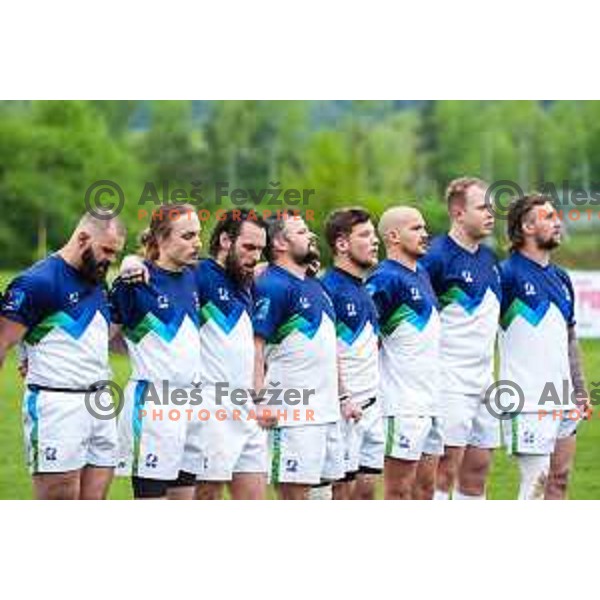 in action during European Conference League rugby match between Slovenia and Bosnia and Herzegovina at Oval Stanezice, Ljubljana, Slovenia on April 26, 2025
