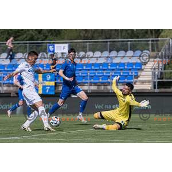 during Prva liga Telemach 2024/2025 football match between Mura and Domzale in Fazanerija Murska Sobota, Slovenia on April 10, 2025 Photo: Sebastijan Andrejek Bukovec