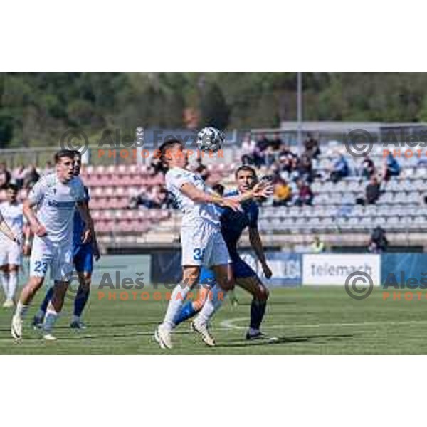 Veljko Mijailovic during Prva liga Telemach 2024/2025 football match between Mura and Domzale in Fazanerija Murska Sobota, Slovenia on April 10, 2025 Photo: Sebastijan Andrejek Bukovec