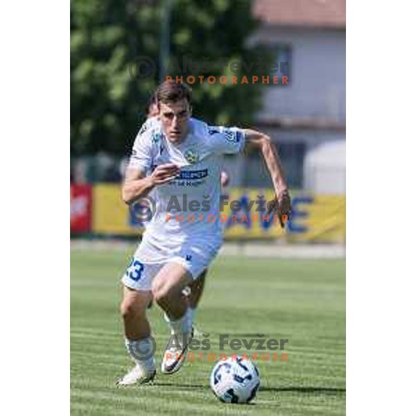 Sandro Jovanovic during Prva liga Telemach 2024/2025 football match between Mura and Domzale in Fazanerija Murska Sobota, Slovenia on April 10, 2025 Photo: Sebastijan Andrejek Bukovec