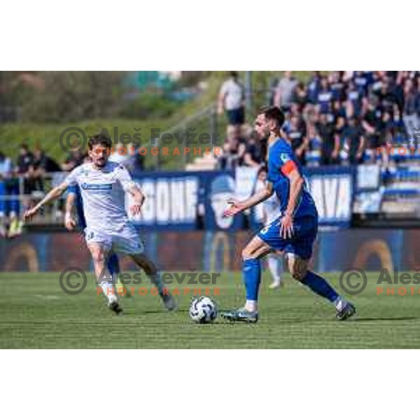 Darko Hrka during Prva liga Telemach 2024/2025 football match between Mura and Domzale in Fazanerija Murska Sobota, Slovenia on April 10, 2025 Photo: Sebastijan Andrejek Bukovec