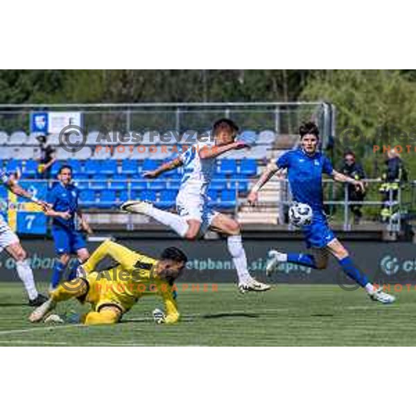 during Prva liga Telemach 2024/2025 football match between Mura and Domzale in Fazanerija Murska Sobota, Slovenia on April 10, 2025 Photo: Sebastijan Andrejek Bukovec