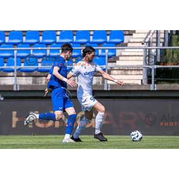 Tomi Juric during Prva liga Telemach 2024/2025 football match between Mura and Domzale in Fazanerija Murska Sobota, Slovenia on April 10, 2025 Photo: Sebastijan Andrejek Bukovec