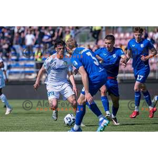 Kamil Manseri during Prva liga Telemach 2024/2025 football match between Mura and Domzale in Fazanerija Murska Sobota, Slovenia on April 10, 2025 Photo: Sebastijan Andrejek Bukovec