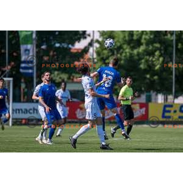 Aleks Pihler during Prva liga Telemach 2024/2025 football match between Mura and Domzale in Fazanerija Murska Sobota, Slovenia on April 10, 2025 Photo: Sebastijan Andrejek Bukovec