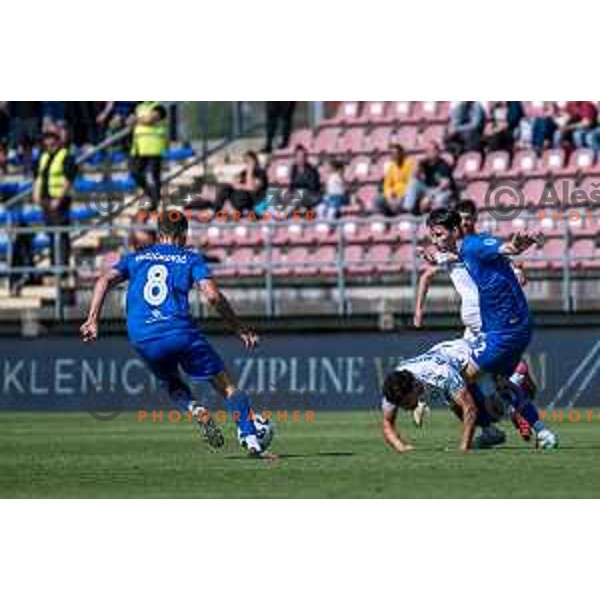 during Prva liga Telemach 2024/2025 football match between Mura and Domzale in Fazanerija Murska Sobota, Slovenia on April 10, 2025 Photo: Sebastijan Andrejek Bukovec