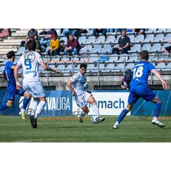 Felipe Curcio during Prva liga Telemach 2024/2025 football match between Mura and Domzale in Fazanerija Murska Sobota, Slovenia on April 10, 2025 Photo: Sebastijan Andrejek Bukovec