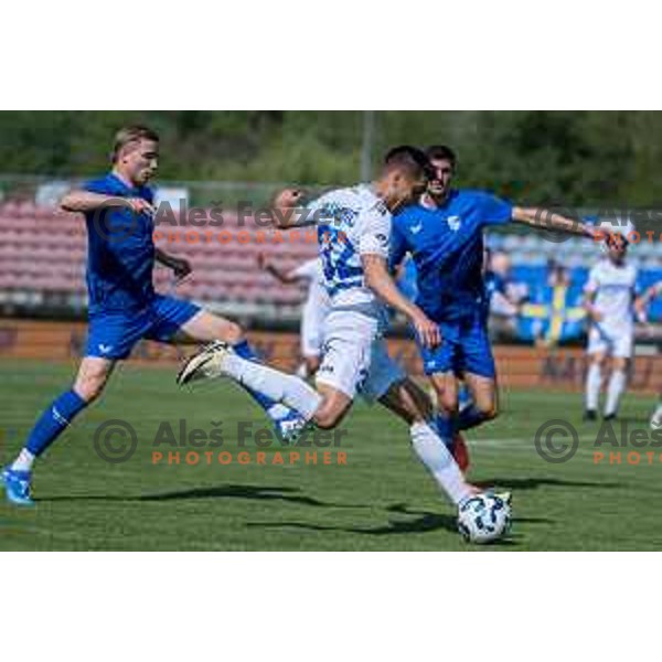 Veljko Mijailovic during Prva liga Telemach 2024/2025 football match between Mura and Domzale in Fazanerija Murska Sobota, Slovenia on April 10, 2025 Photo: Sebastijan Andrejek Bukovec
