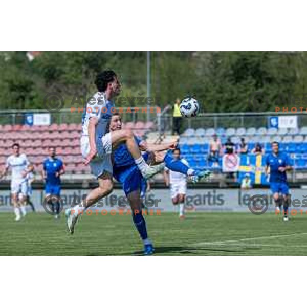 Amadej Marinic during Prva liga Telemach 2024/2025 football match between Mura and Domzale in Fazanerija Murska Sobota, Slovenia on April 10, 2025 Photo: Sebastijan Andrejek Bukovec