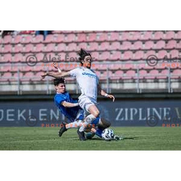 Tomi Juric during Prva liga Telemach 2024/2025 football match between Mura and Domzale in Fazanerija Murska Sobota, Slovenia on April 10, 2025 Photo: Sebastijan Andrejek Bukovec