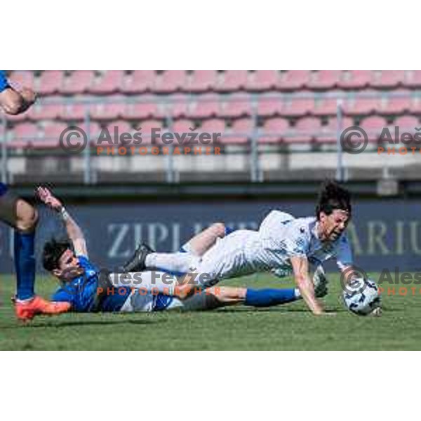Tomi Juric during Prva liga Telemach 2024/2025 football match between Mura and Domzale in Fazanerija Murska Sobota, Slovenia on April 10, 2025 Photo: Sebastijan Andrejek Bukovec