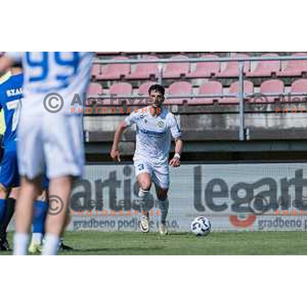 Felipe Curcio during Prva liga Telemach 2024/2025 football match between Mura and Domzale in Fazanerija Murska Sobota, Slovenia on April 10, 2025 Photo: Sebastijan Andrejek Bukovec