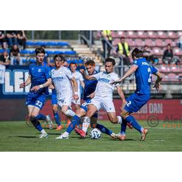 Omar El Manssouri during Prva liga Telemach 2024/2025 football match between Mura and Domzale in Fazanerija Murska Sobota, Slovenia on April 10, 2025 Photo: Sebastijan Andrejek Bukovec