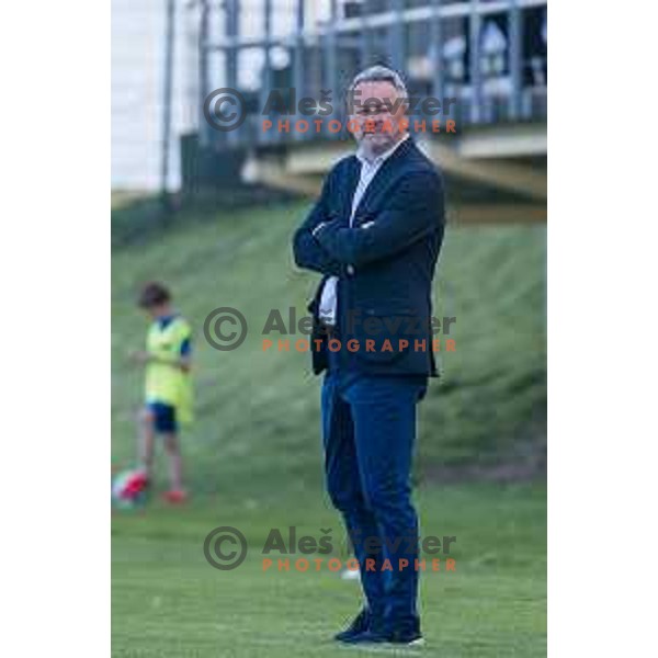 Slavisa Stojanovic, head coach of Koper during Prva liga Telemach 2024/2025 football match between Mura and Domzale in Fazanerija Murska Sobota, Slovenia on April 10, 2025 Photo: Sebastijan Andrejek Bukovec