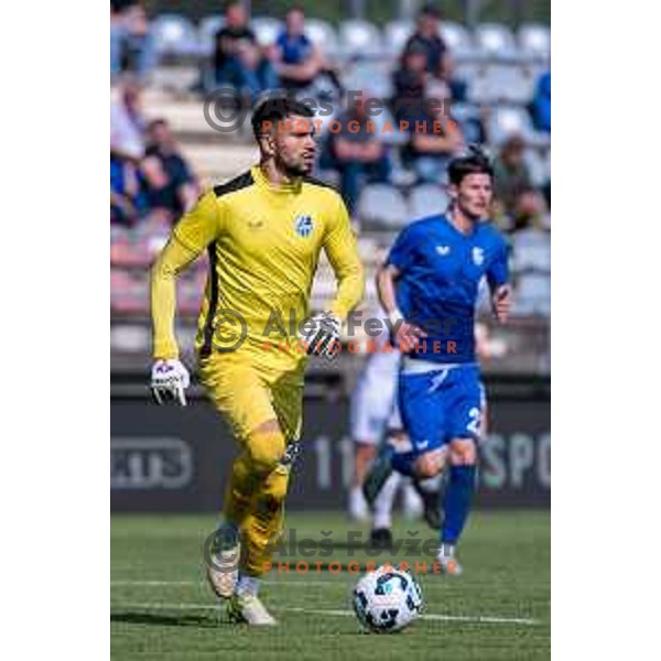 Zan Mauricio during Prva liga Telemach 2024/2025 football match between Mura and Domzale in Fazanerija Murska Sobota, Slovenia on April 10, 2025 Photo: Sebastijan Andrejek Bukovec
