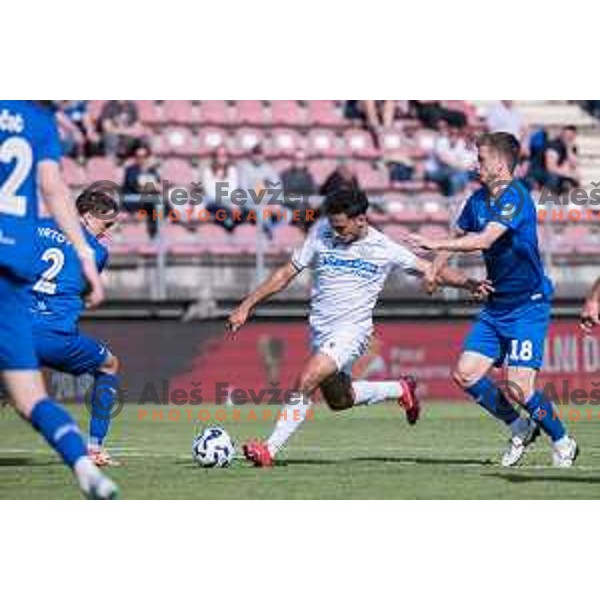 Omar El Manssouri during Prva liga Telemach 2024/2025 football match between Mura and Domzale in Fazanerija Murska Sobota, Slovenia on April 10, 2025 Photo: Sebastijan Andrejek Bukovec
