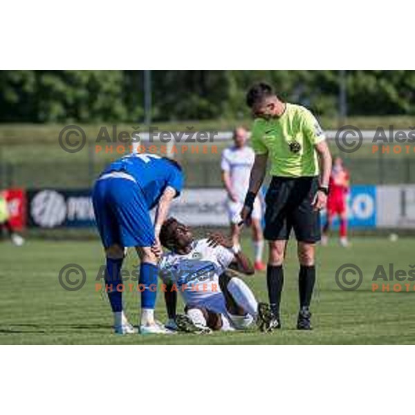 during Prva liga Telemach 2024/2025 football match between Mura and Domzale in Fazanerija Murska Sobota, Slovenia on April 10, 2025 Photo: Sebastijan Andrejek Bukovec