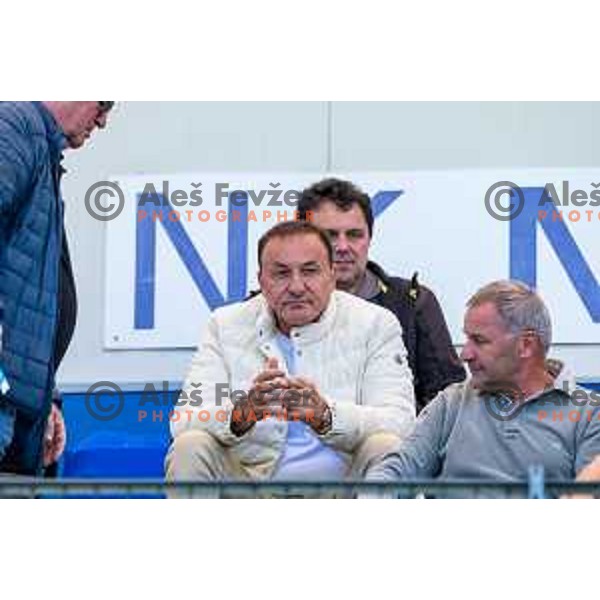 Anto Guberac, president of FC Koper during Prva liga Telemach 2024/2025 football match between Mura and Domzale in Fazanerija Murska Sobota, Slovenia on April 10, 2025 Photo: Sebastijan Andrejek Bukovec