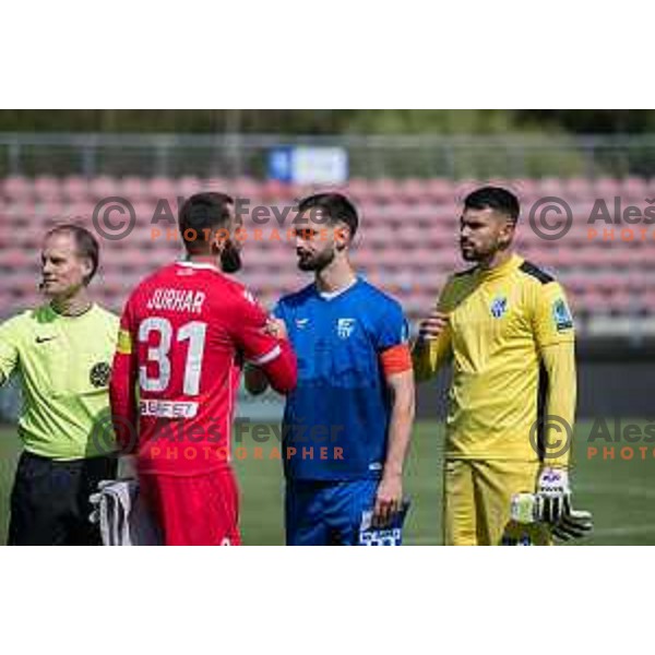 during Prva liga Telemach 2024/2025 football match between Mura and Domzale in Fazanerija Murska Sobota, Slovenia on April 10, 2025 Photo: Sebastijan Andrejek Bukovec