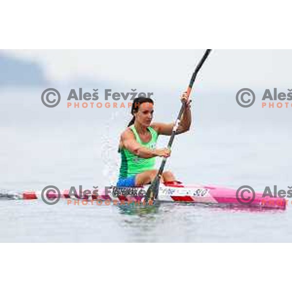 Anja Osterman during practice session of K-1 in Ankaran, Slovenia on October 26, 2024