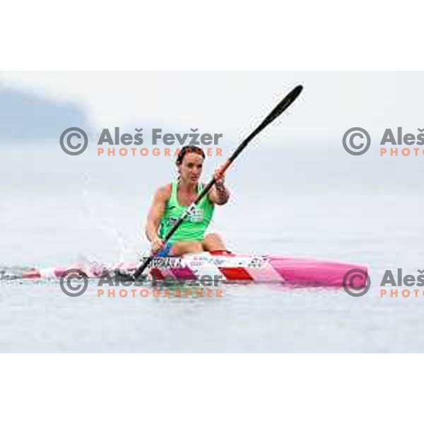 Anja Osterman during practice session of K-1 in Ankaran, Slovenia on October 26, 2024