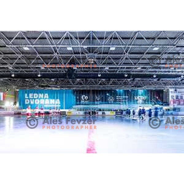 in action during World Championships 2025 preparation ice-hockey match between Slovenia and Denmark in Ledna Dvorana, Maribor, Slovenia on April 30, 2025. Photo: Jure Banfi