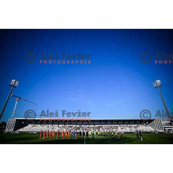 in action during Prva liga Telemach 2024/2025 football match between Koper and Celje at Bonifika Stadium in Koper, Slovenia on April 30, 2025