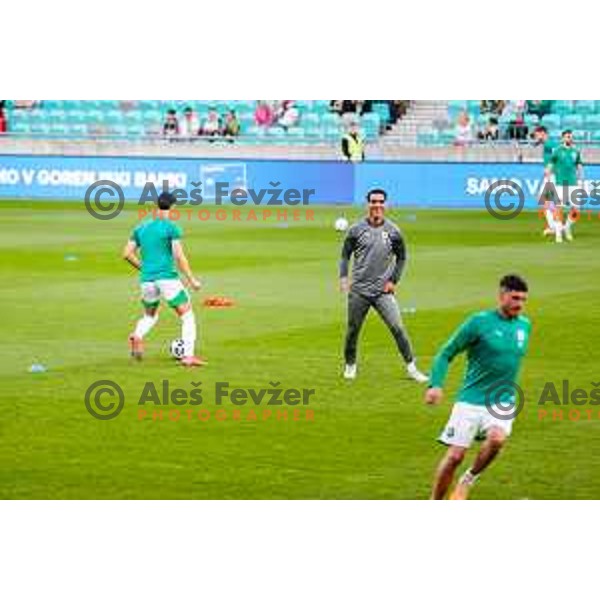 during Prva liga Telemach 2024/2025 football match between Olimpija and Maribor in Ljubljana, Slovenia on May 3, 2025